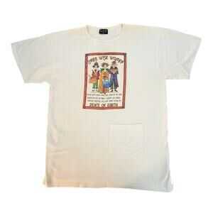 Vintage Alore White Three Wise Women T-Shirt Womens Size OS